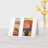 Greeting Card Karte (Gelbe Blume)