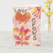 Greeting card karte (Gelbe Blume)