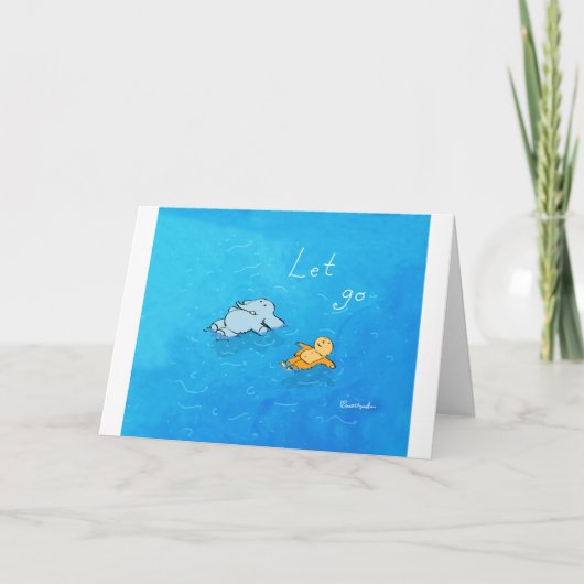 Greeting Card - Let Go Karte (Vorderseite)