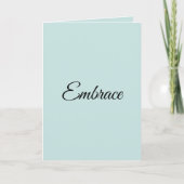 Greeting card " More than your warm embrace" Karte (Vorderseite)