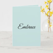 Greeting card " More than your warm embrace" Karte (Gelbe Blume)