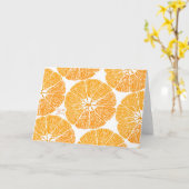 Greeting Card - Orange you glad . . . Karte (Gelbe Blume)