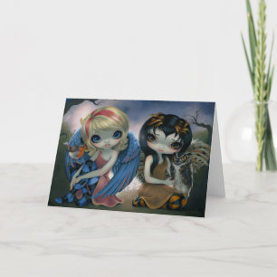Greeting Card "Owlyn and Robyn" Karte
