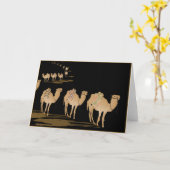 GREETING CARD PERSONALIZED SAHARA NIGHT KARTE (Gelbe Blume)