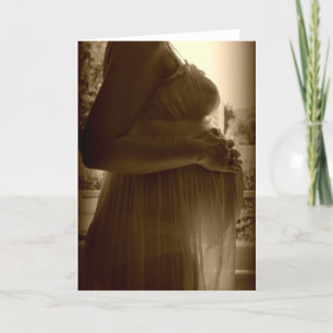Greeting card pregnancy. karte