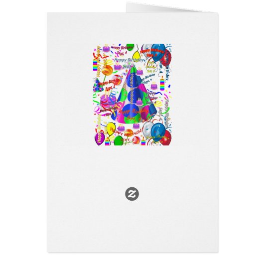 Greeting Card September, 4 Birthday (Hinten)