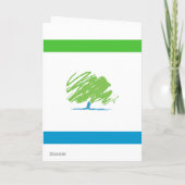 Greeting Card Template Conservative Party Karte (Rückseite)