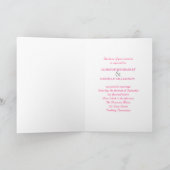 Greeting Card Template Wedding Dankeskarte (Innenseite)