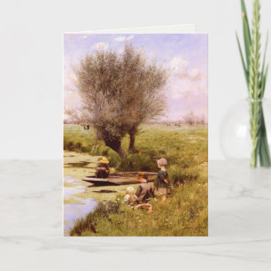 Greeting Card With Emile Claus Painting Karte