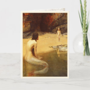 Greeting Card with John Collier Painting Karte