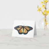 Greeting Card with Monarch butterfly design Karte (Gelbe Blume)