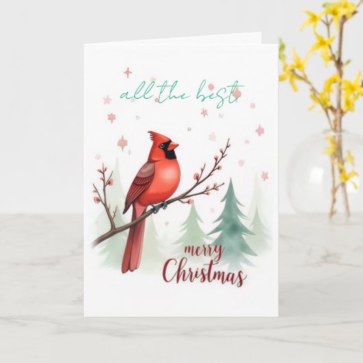 greeting christmas  card karte (Gelbe Blume)