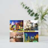 GREETING from BRUSSEL BELGIUM BYMojisola A Gbadamo Postkarte (Stehend Vorderseite)