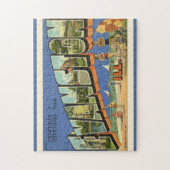 Greeting from Evanston ILL 11x14 Puzzle (Vertikal)