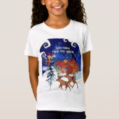 Greeting from the North Moose Village Kid's tee (Vorderseite)