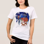 Greeting from the North Moose Village Tri-Blend Shirt (Vorderseite)