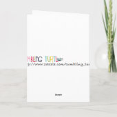 Greeting Karte (Rückseite)