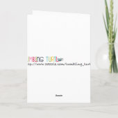 Greeting Karte (Rückseite)