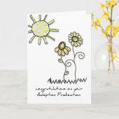 Greeting Karte (Gelbe Blume)