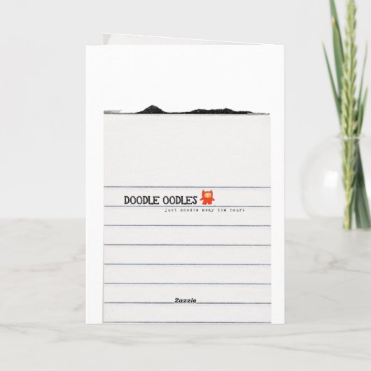 Greeting Karte (Rückseite)