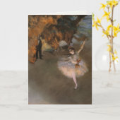 Greetingcard mit Edgar Degas-Malen Karte (Gelbe Blume)