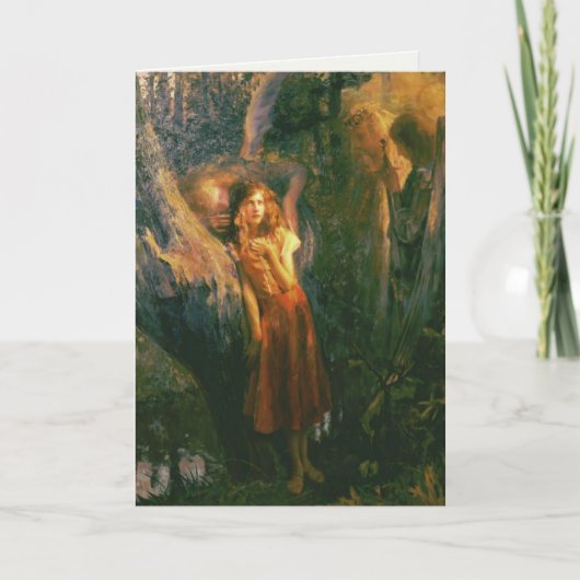 Greetingcard mit Gaston Bussiere Malerei Karte (Vorderseite)