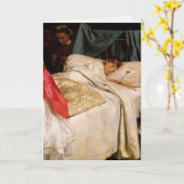 Greetingcard mit John Everett Millais Malerei Karte (Gelbe Blume)