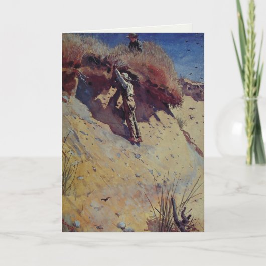 Greetingcard mit Winslow Homer-Malen Karte (Vorderseite)