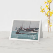 Greetingcard mit Winslow Homer-Malen Karte (Gelbe Blume)