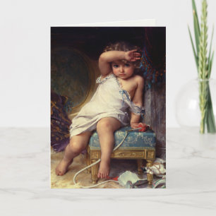 Greetingcard With Emile Munier Painting Karte