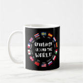 Greetings around the world - Hello in all language Kaffeetasse (Links)