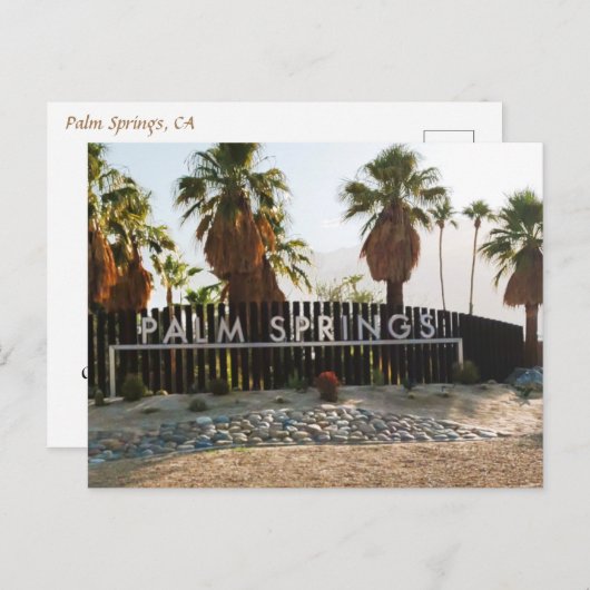 GREETINGS AUS DER DESERT #1 POSTCARD POSTKARTE (Vorne/Hinten)