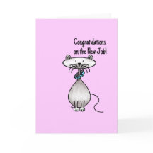 Greetings Card - Congratulations on the New Job