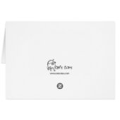 Greetings Card für Waldtiere (Rückseite Horizontal)