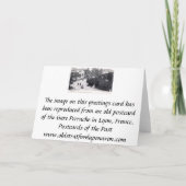 Greetings Card - Lyon, Frankreich (Gare Perrache) Karte (Rückseite)