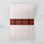 Greetings Card Scottish Tartan Heart Wemyss Karte (Innenseite)