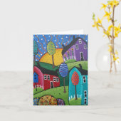 Greetings Card - We Have Moved Karte (Gelbe Blume)