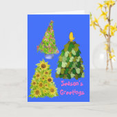 Greetings Comfort Joy Card Karte (Gelbe Blume)