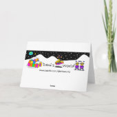 GREETINGS, ERDE FREUNDE! KARTE (Rückseite)