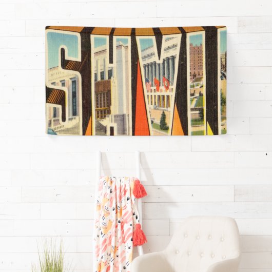 Greetings Fom Nashville Tennessee Banner (Insitu)