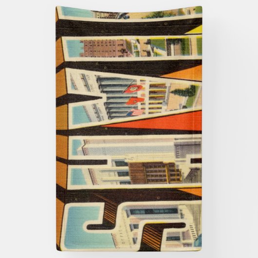 Greetings Fom Nashville Tennessee Banner (Vertikal)