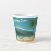 "Greetings From ARC Honor" Latte Mug Milchtasse (Vorderseite)