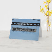 Greetings From Bentonsport Karte (Gelbe Blume)