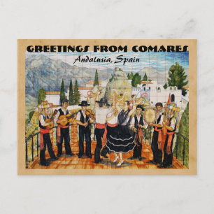 Greetings from Comares / Andalusia, Spain Postkarte