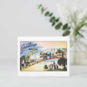 Greetings from Connecticut Postkarte (Stehend Vorderseite)