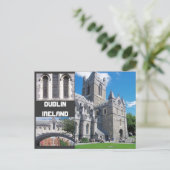 Greetings from Dublin, Irland Postkarte (Stehend Vorderseite)