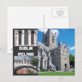Greetings from Dublin, Irland Postkarte (Vorne/Hinten)
