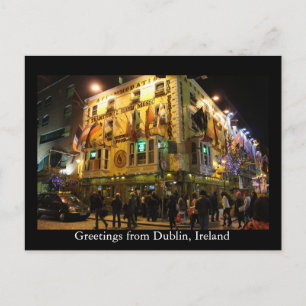 Greetings from Dublin, Irland Postkarte