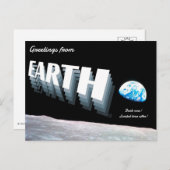 Greetings from Earth Postcards Feiertagspostkarte (Vorne/Hinten)