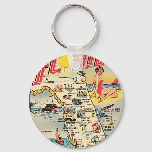 Greetings From Florida Schlüsselanhänger (Rückseite)